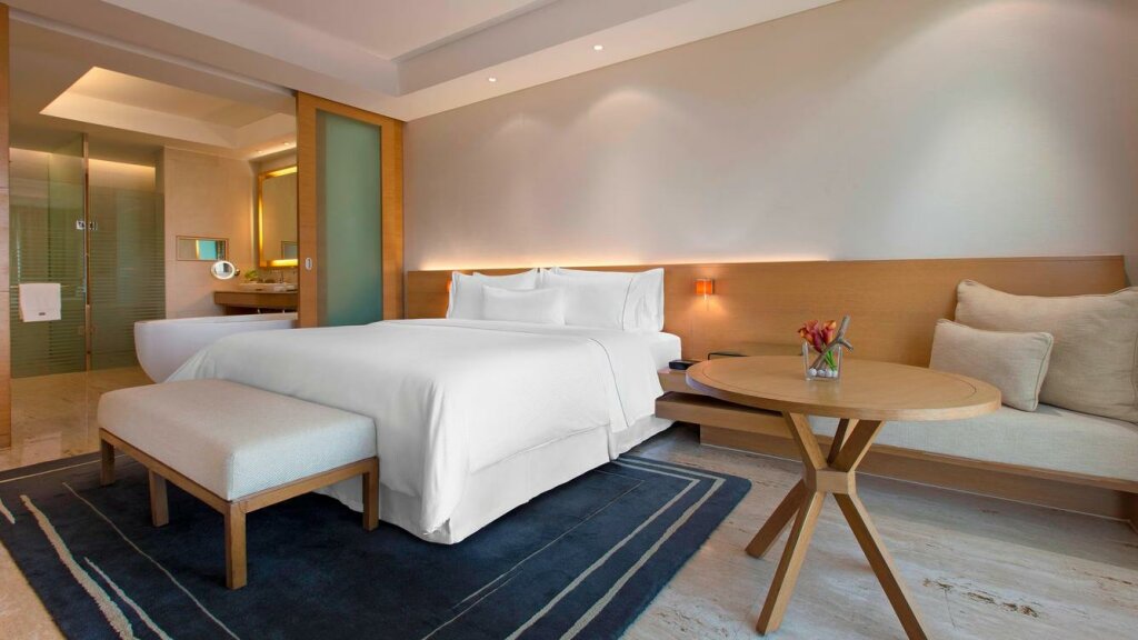 Suite doble Executive Lounge Access 1 dormitorio con vista a la ciudad The Westin Mumbai Garden City