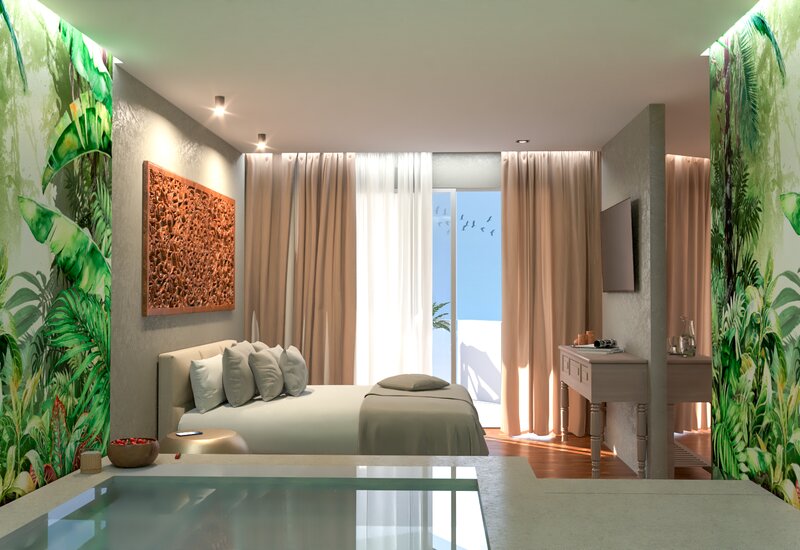 Двухместный люкс Romantic Savoy Beach Hotel & Thermal Spa