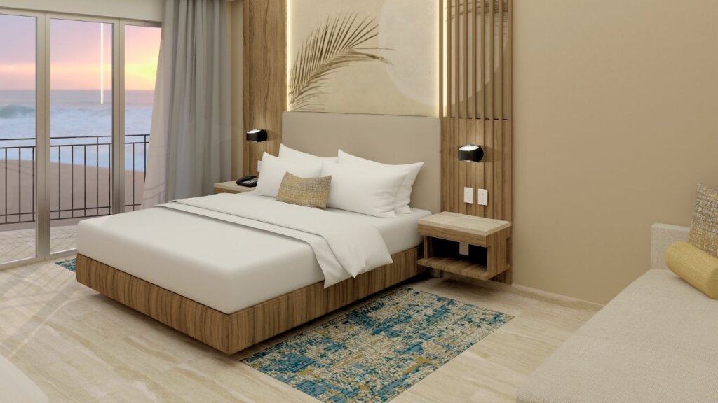 Гостевой номер с видом на океан Marriott Cancun, An All-Inclusive Resort