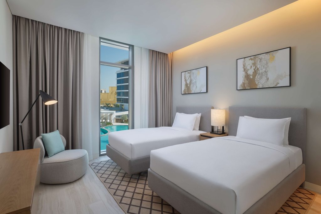 Четырёхместные апартаменты с 2 комнатами Doubletree By Hilton Abu Dhabi Yas Island Residences