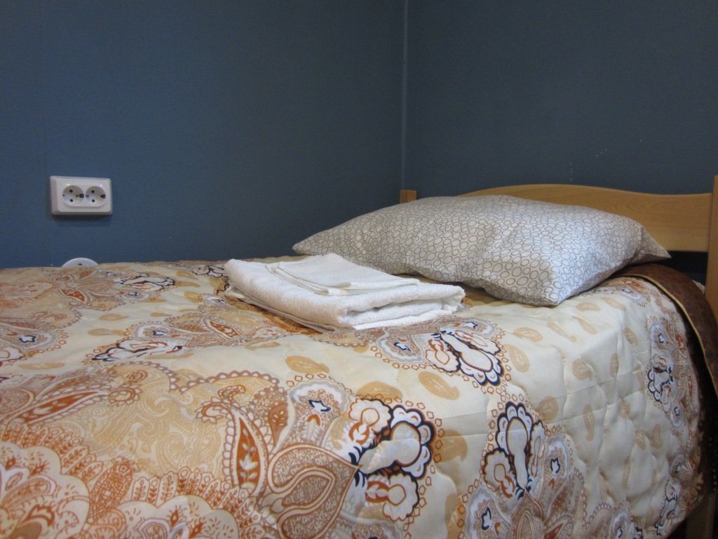 Кровать в общем номере Хостел Брусничка