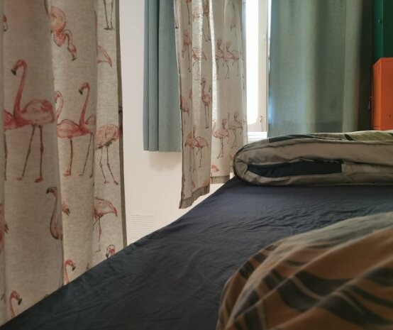 Кровать в общем номере (женский номер) La Ventana Azul Surf Hostel