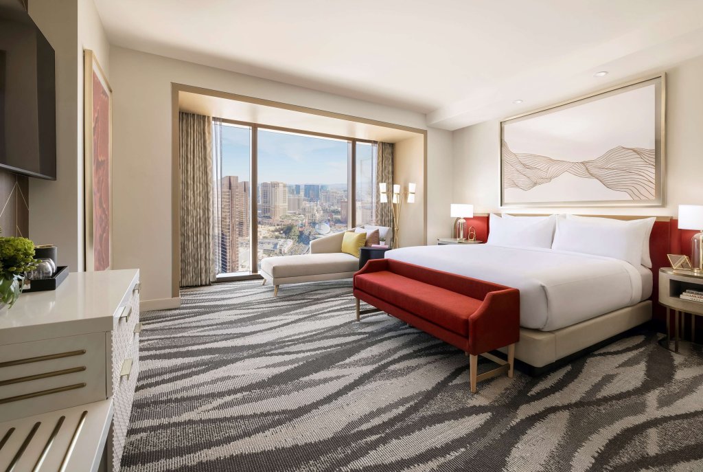 Camera Accessible doppia Standard 1 camera da letto con vista Las Vegas Hilton At Resorts World