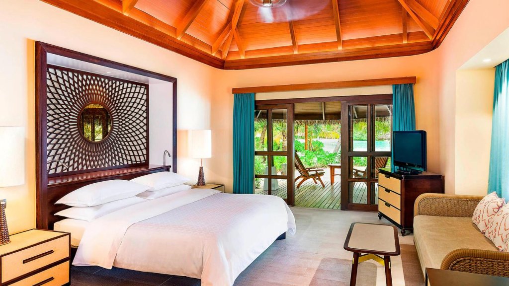 Double Cottage with island view Sheraton Maldives Full Moon Resort & Spa with Free Transfers