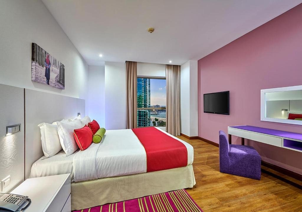 Двухместные апартаменты Дуплекс c 1 комнатой Ramada Hotel, Suites and Apartments by Wyndham Dubai JBR