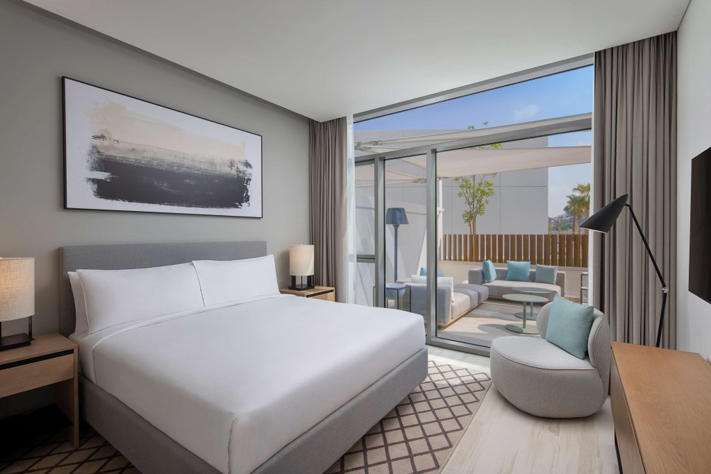 Двухместные апартаменты с террасой c 1 комнатой Doubletree By Hilton Abu Dhabi Yas Island Residences