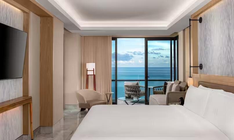 Master Corner Double Suite oceanfront Waldorf Astoria Cancun