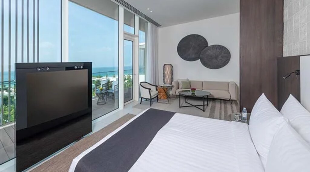 Двухместный люкс Terrace Premier Отель The Oberoi Beach Resort Al Zorah