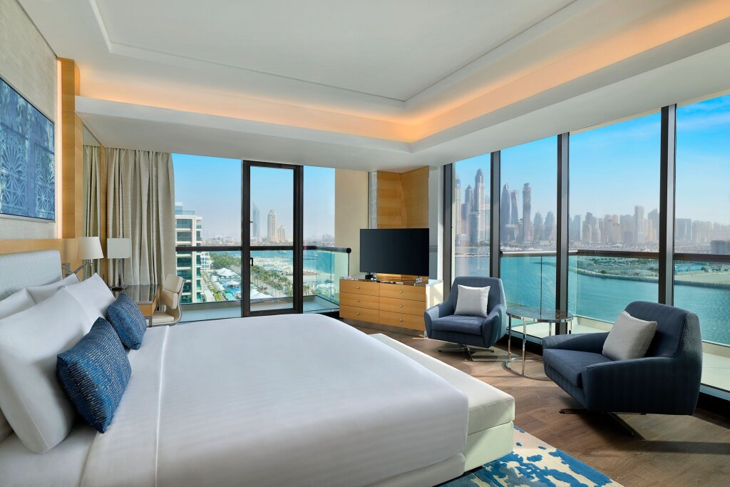 Двухместный люкс Palm Marriott Resort Palm Jumeirah, Dubai