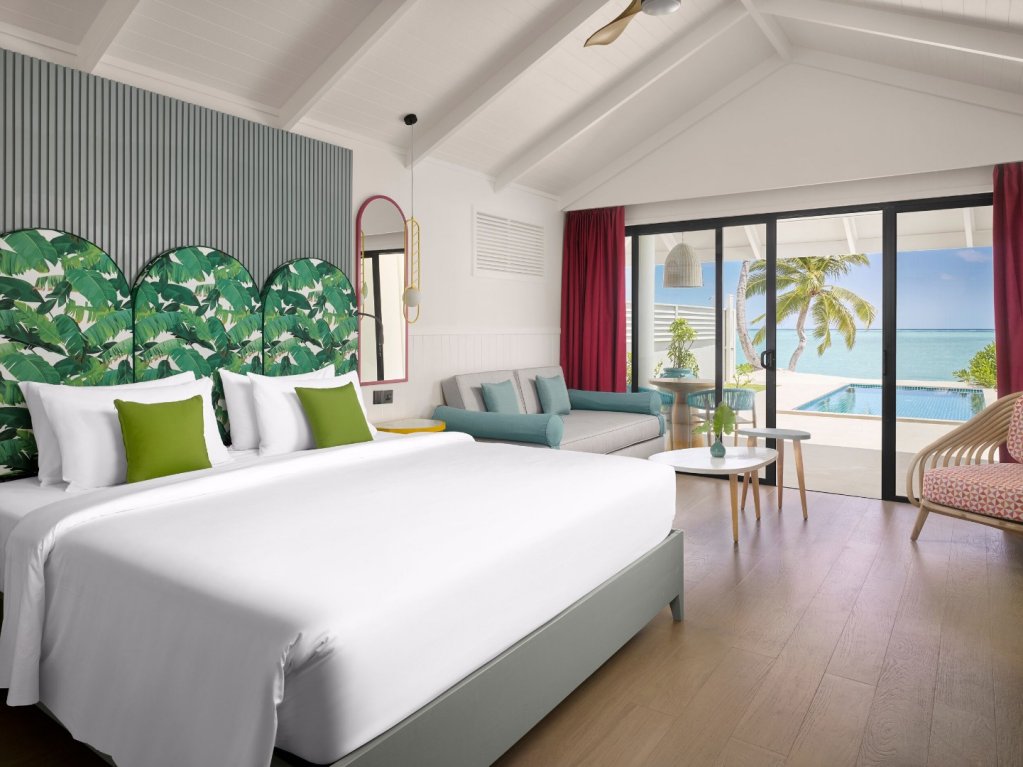 Вилла с бассейном Beach с 2 комнатами Курортный отель Villa Park at Sun Island