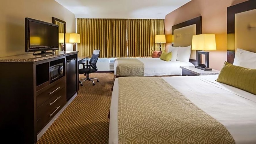 Четырёхместный номер Standard Best Western Atlantic City Hotel