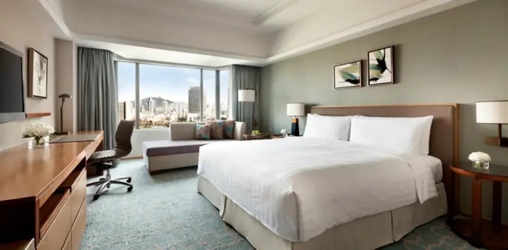 Deluxe Grand City Wing Double room Shangri-La Qingdao - May Fourth Square