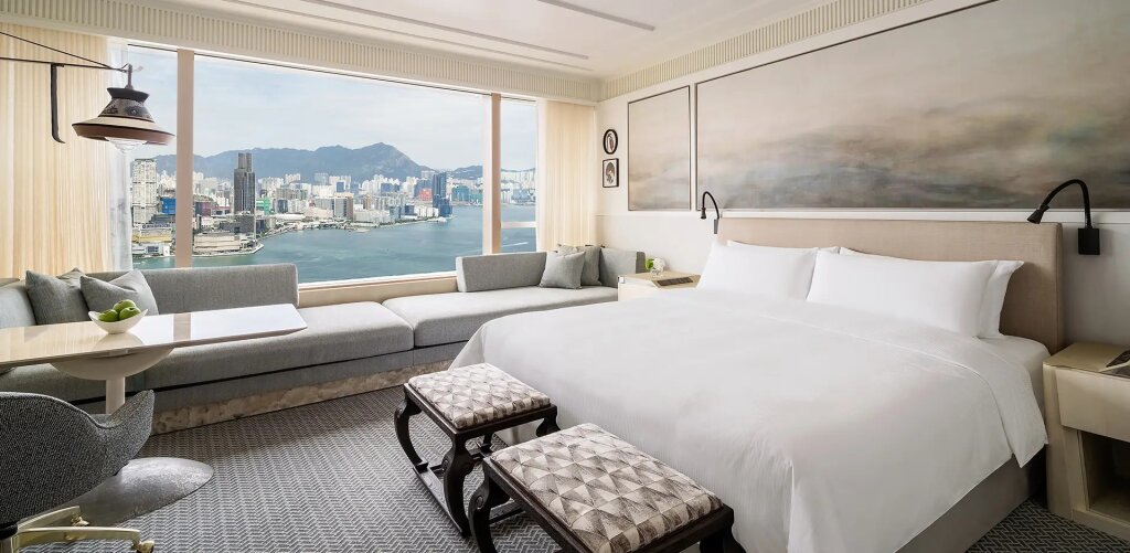 Horizon Doppel Zimmer mit Hafenblick Island Shangri-La, Hong Kong