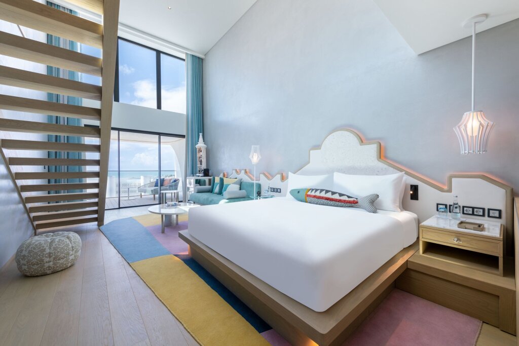 Suite doppia Wow 1 camera da letto con balcone e con vista sull'oceano W Algarve