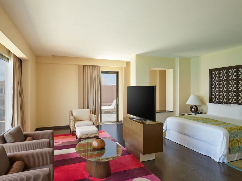 Infinite Penthouse Suite с 3 комнатами oceanfront Grand Fiesta Americana Coral Beach Cancun