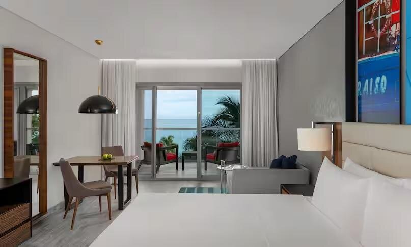Двухместный номер с частичным видом на океан Hilton Vallarta Riviera All-Inclusive Resort,Puerto Vallarta