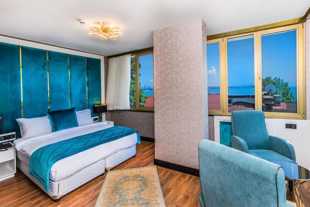 Двухместный Corner Suite с видом на море Eastanbul Suites