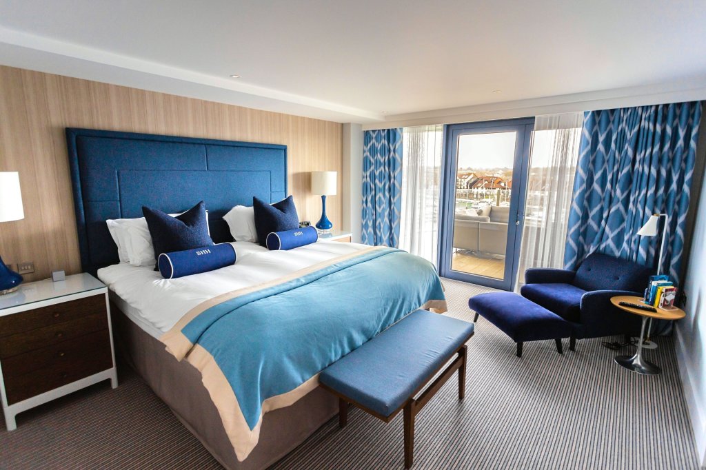 Двухместный люкс с балконом и с видом на гавань Harbour Hotel & Spa Southampton