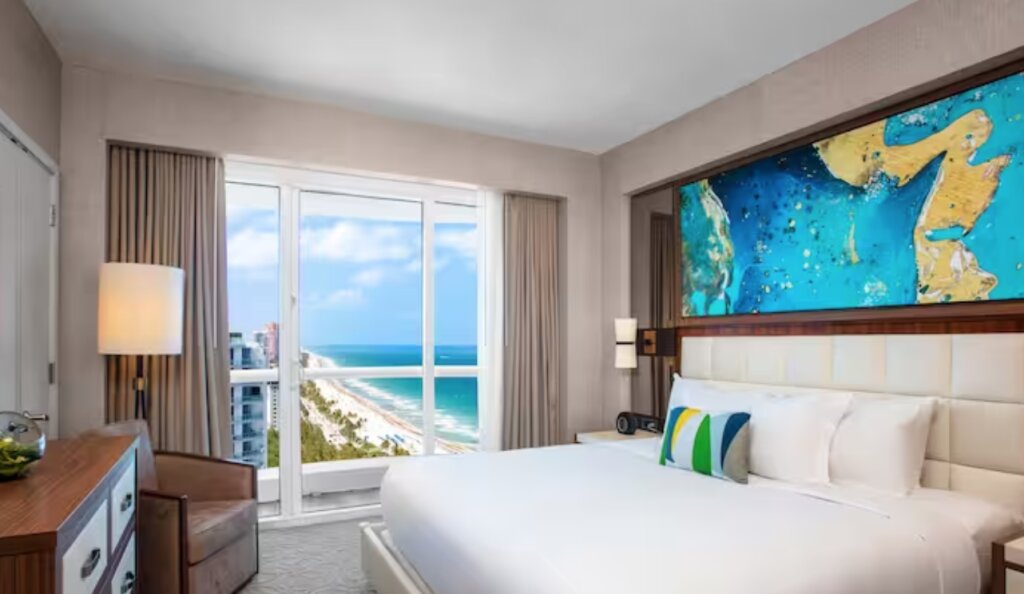 Люкс c 1 комнатой с балконом и oceanfront Conrad Fort Lauderdale Beach