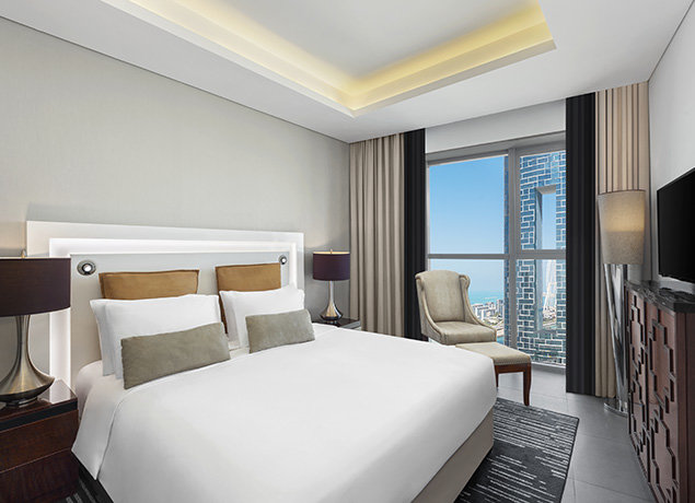 Двухместный люкс клубный c 1 комнатой Wyndham Dubai Marina