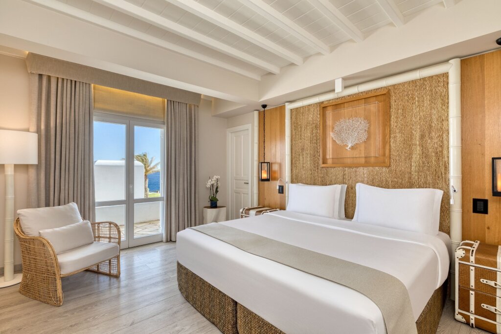 Двухместный номер Resort с балконом и с частичным видом на море Santa Marina, A Luxury Collection Resort, Mykonos