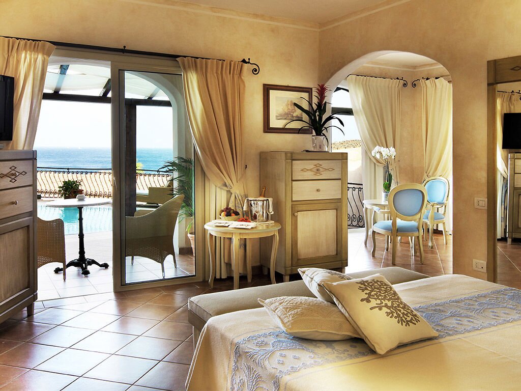 Двухместный люкс Presidential COLONNA RESORT, a Colonna Luxury Beach Hotel, Porto Cervo