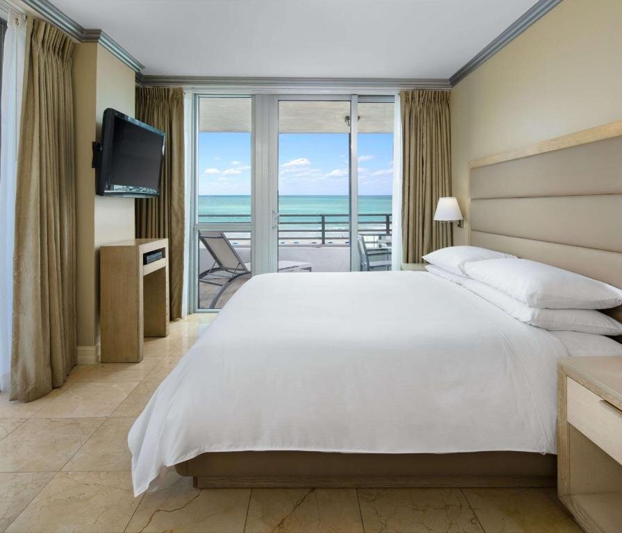 Suite doppia 1 camera da letto con vista Hilton Bentley Miami/South Beach