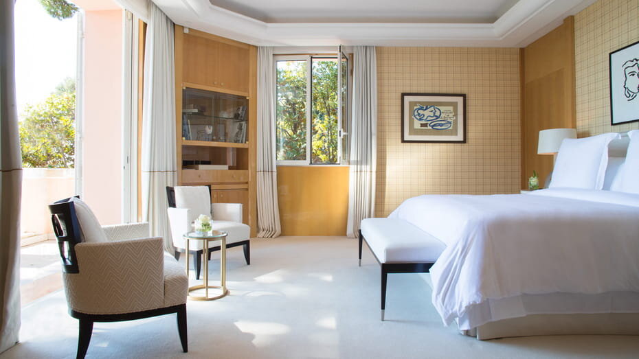 Двухместный люкс Penthouse Cocteu Grand-Hôtel du Cap-Ferrat, A Four Seasons Hotel