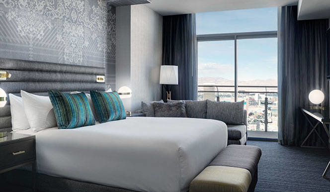 Двухместный люкс Terrace с видом на фонтан The Cosmopolitan of Las Vegas