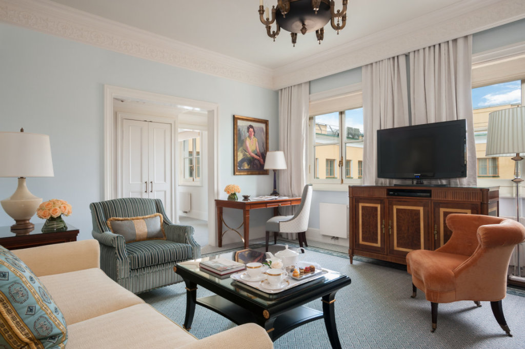 2 Bedrooms Deluxe Double Suite with courtyard view Four Seasons Hotel Lion Palace St. Petersburg
