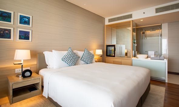 Avani Suite 1 Schlafzimmer mit Flussblick Avani Plus Riverside Bangkok Hotel