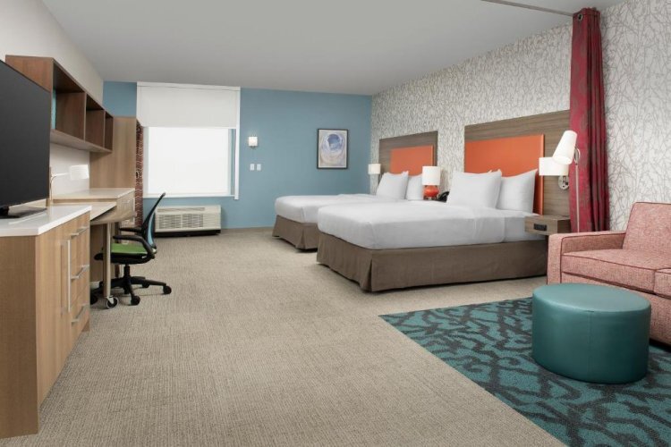 Четырёхместный люкс студия Accessible Home2 Suites By Hilton Tampa Westshore Airport, Fl