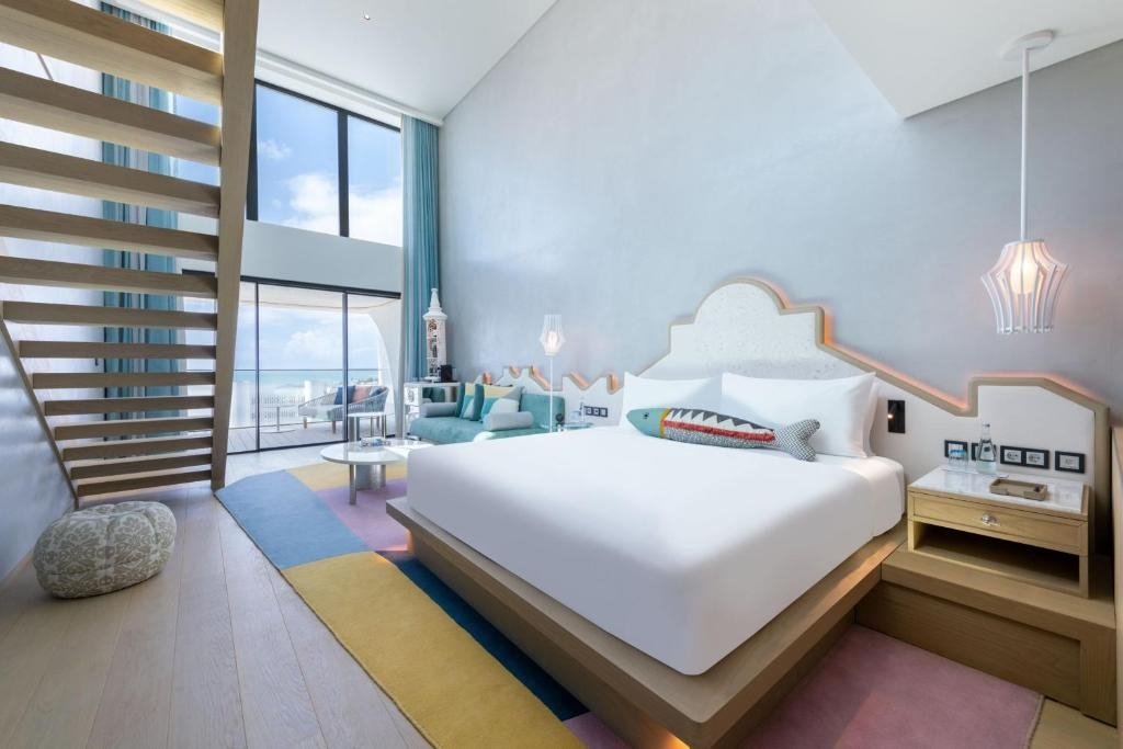 Suite doppia Extreme Wow 1 camera da letto con balcone e con vista sull'oceano W Algarve