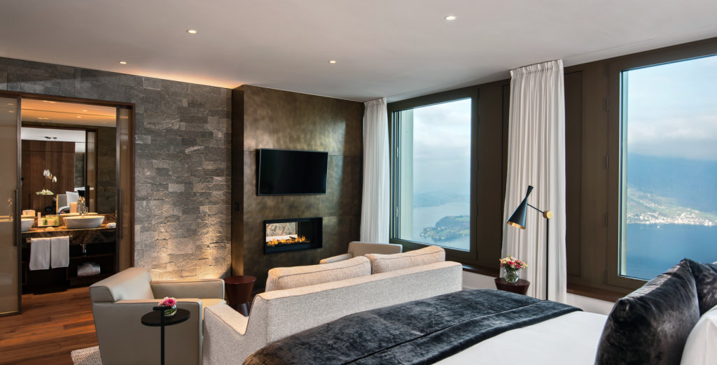 Двухместный люкс Contemporary пентхаус с видом на озеро Bürgenstock Hotel & Alpine Spa