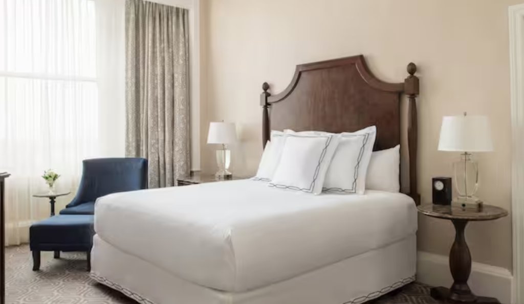 Suite 1 camera da letto The Roosevelt New Orleans, A Waldorf Astoria Hotel