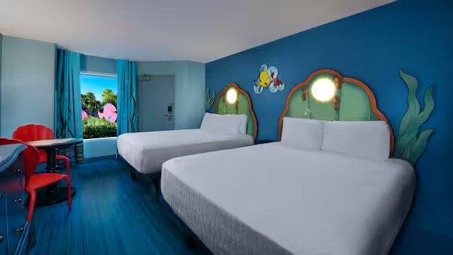 The Little Mermaid standard double chambre Disney's Art Of Animation Resort
